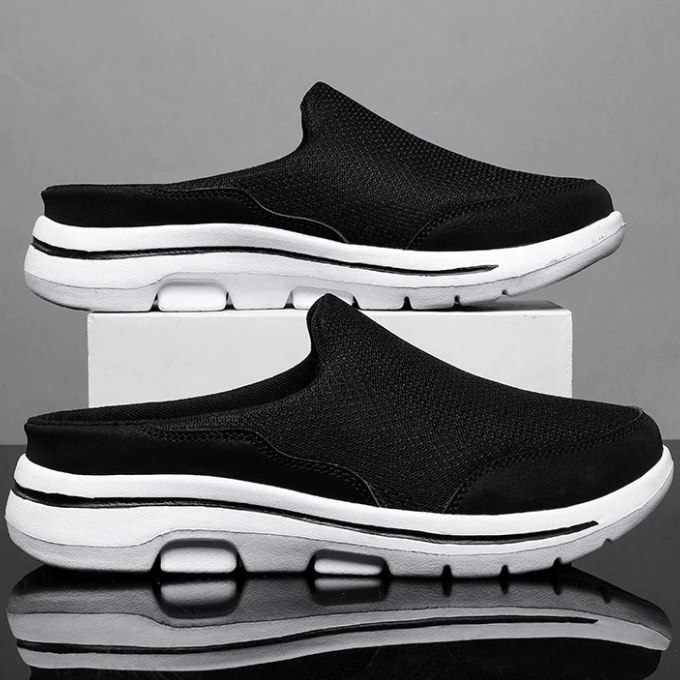 Men's Sliders | Slip-On Mules Closed Toe Open Back