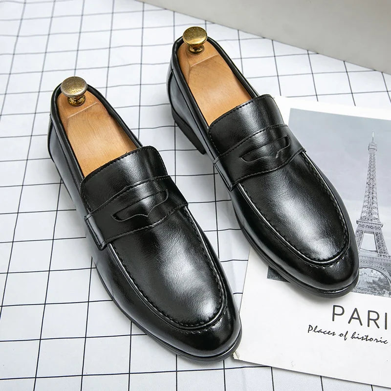 Harrison Classic Leather Loafers