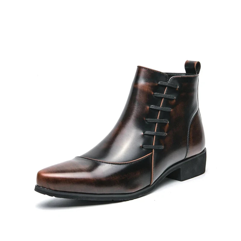 Logan Leather Chelsea Boots