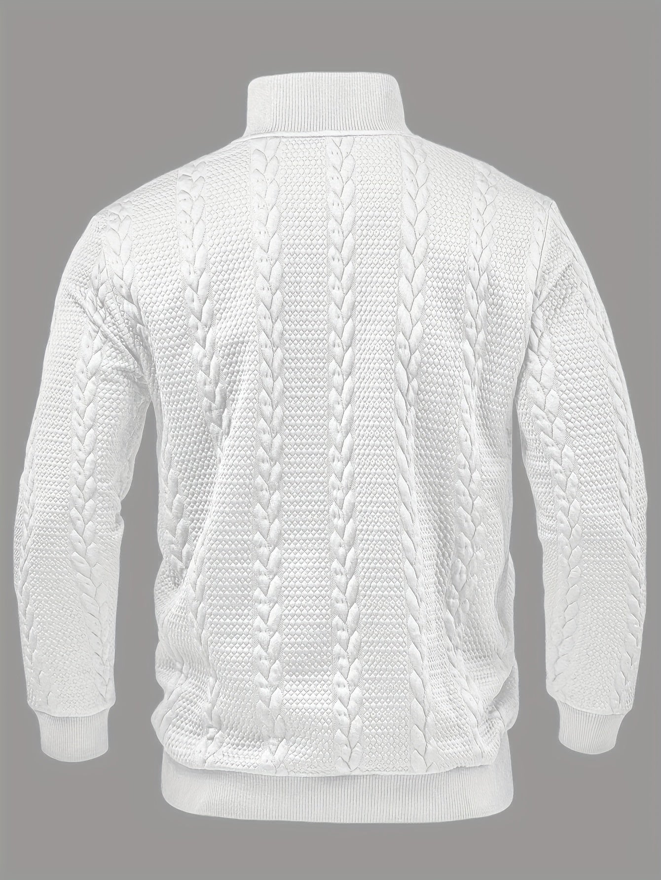 Callum | Textured Stand-Collar Henley