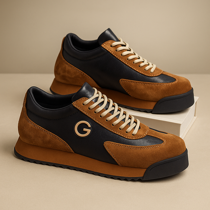 Men’s Sneakers | Lace-Up Contrast Panels