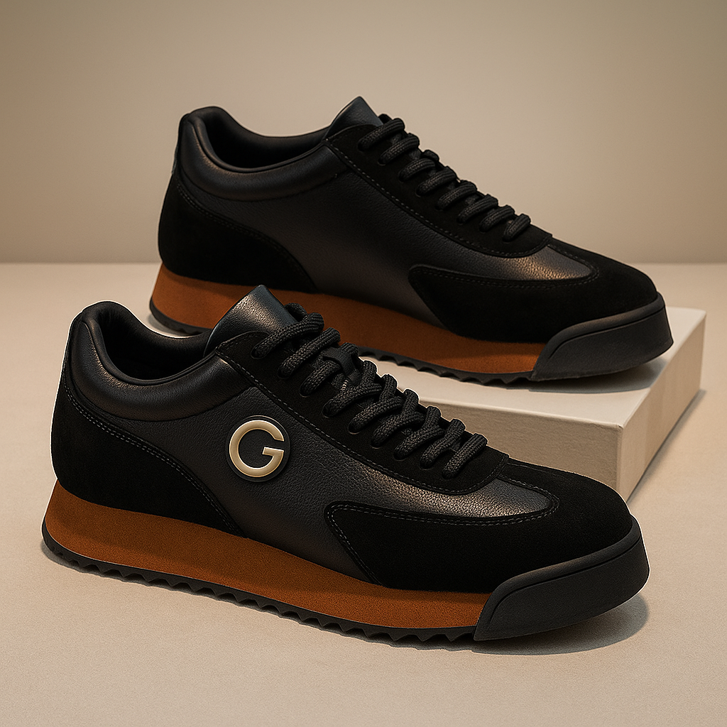Men’s Sneakers | Lace-Up Contrast Panels