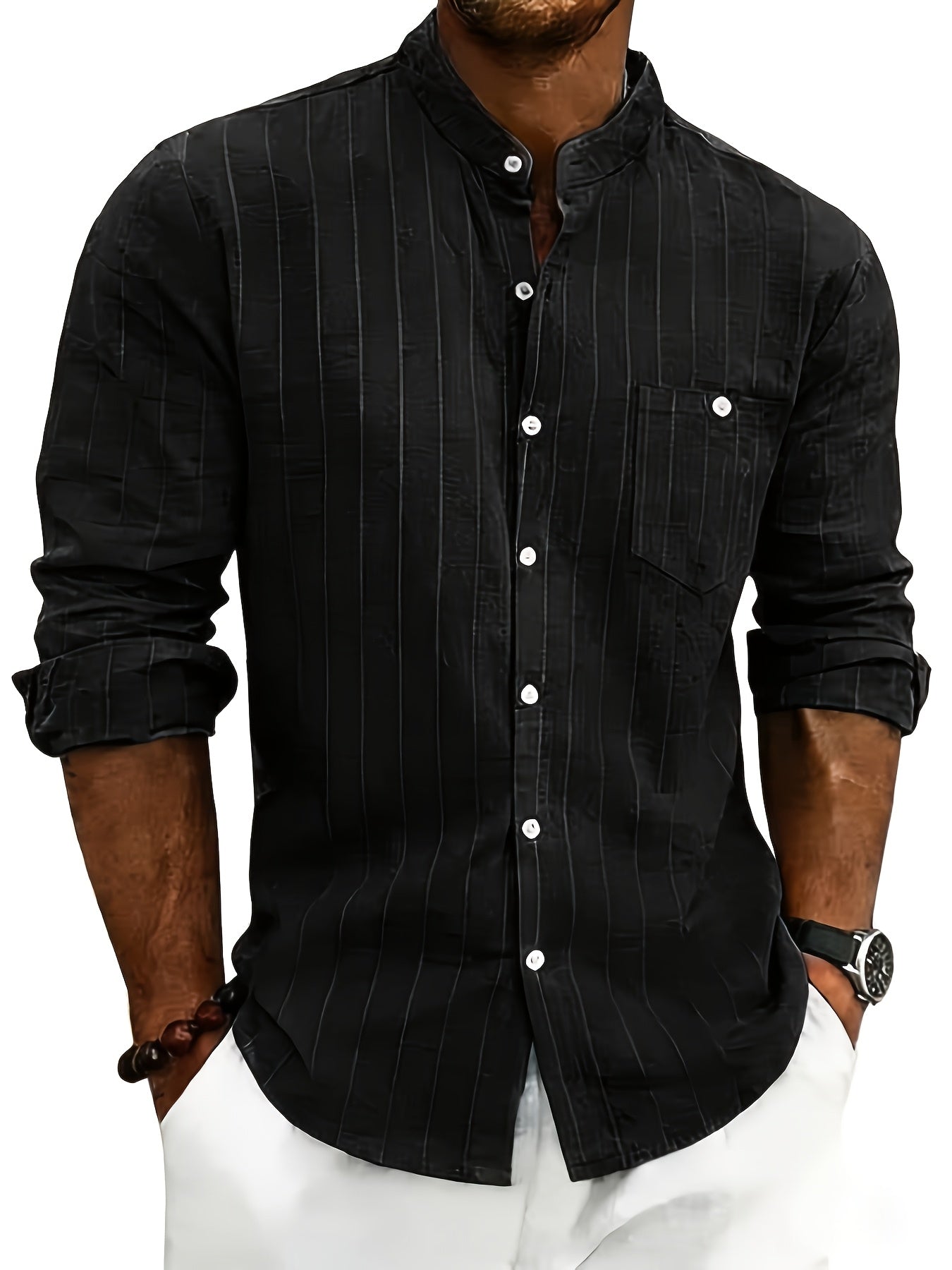 Miles | Refined Pinstripe Shirt