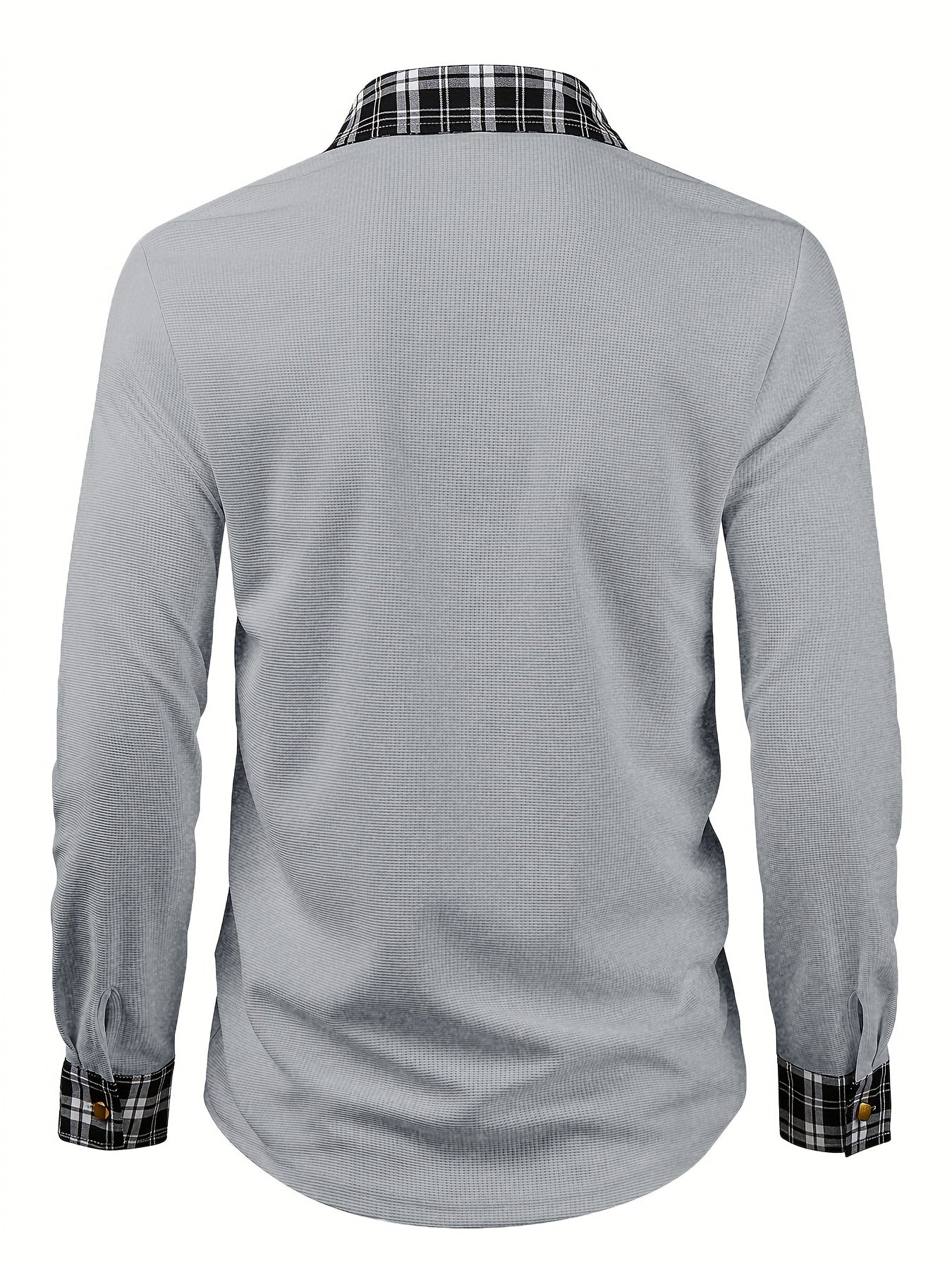 Desmond | Textured Contrast-Trim Shirt
