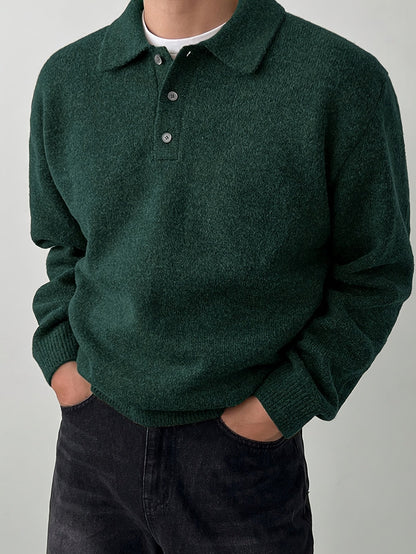 Rowan | Polo Collar Knit Sweater