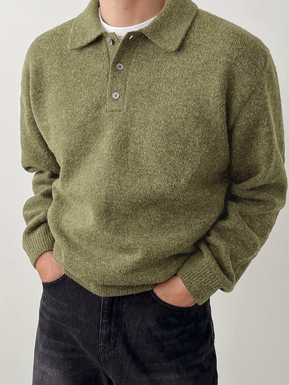 Rowan | Polo Collar Knit Sweater