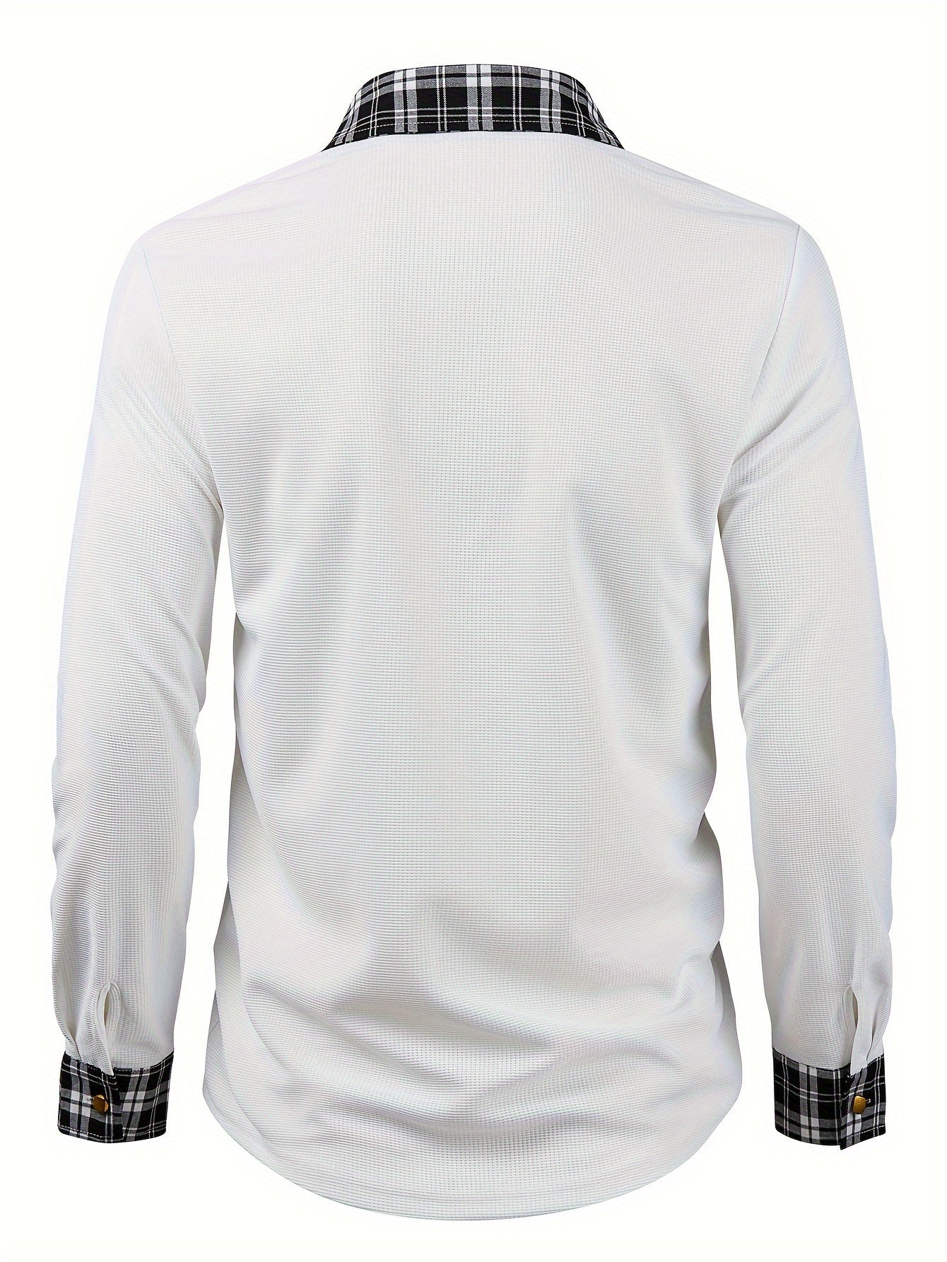 Everett | Textured Contrast-Trim Shirt