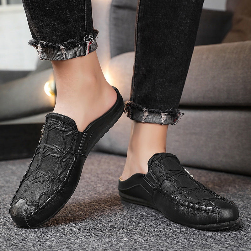 Men's Comfortable Loafers | Casual Embossed Mule