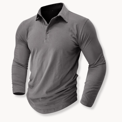 Dalton | Casual Long Sleeve Collared Polo