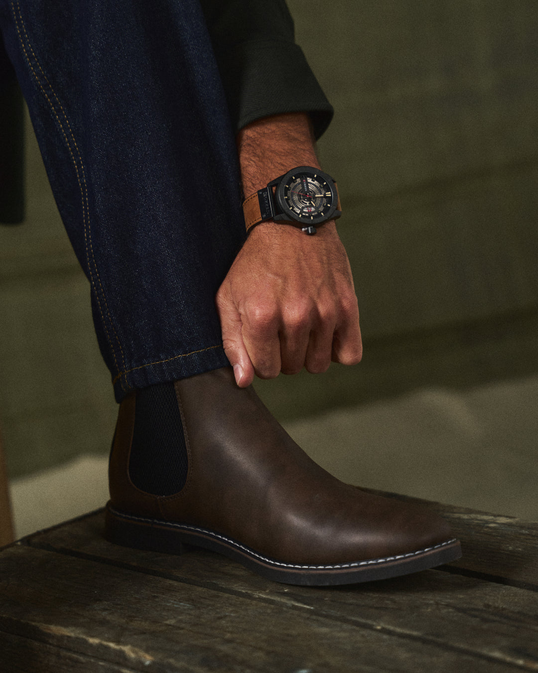 Men’s Boots | Ankle Elastic Side Panels