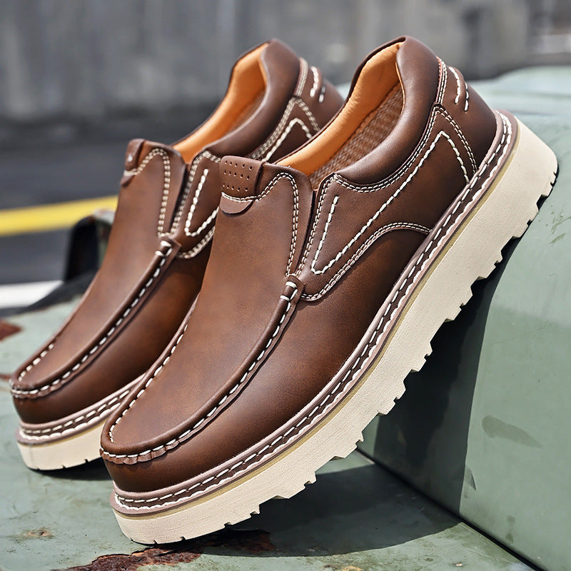 Men's Loafers | Slip-On Casual Thick Sole