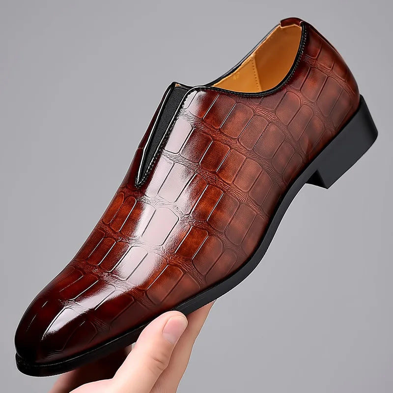 Men's Dress Shoes | Slip-On Textured Upper