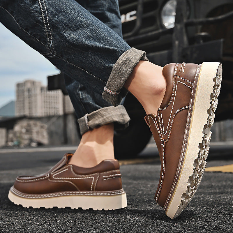 Men's Loafers | Slip-On Casual Thick Sole