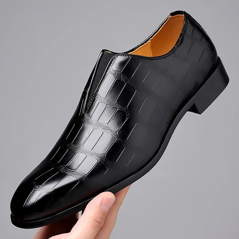 Men's Dress Shoes | Slip-On Textured Upper