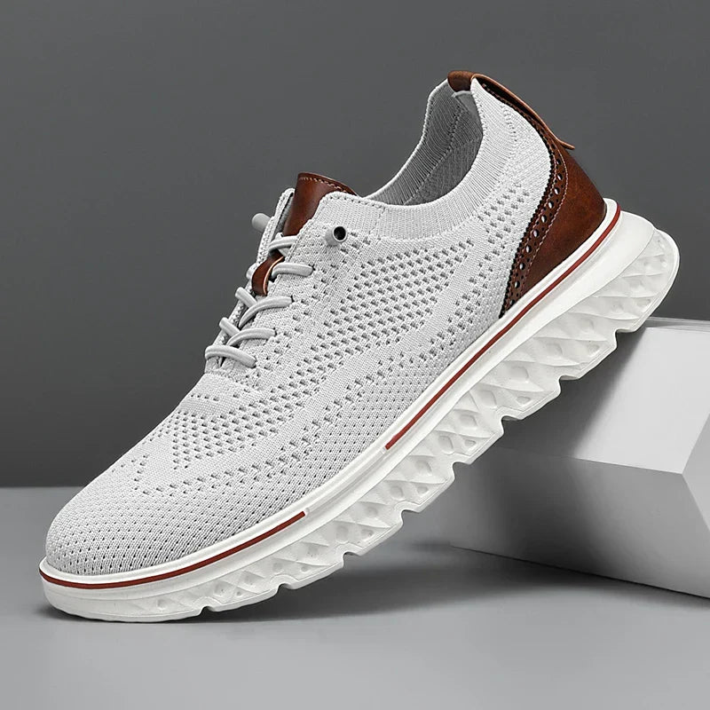 Men's Sneakers | Lace-Up Knit Upper