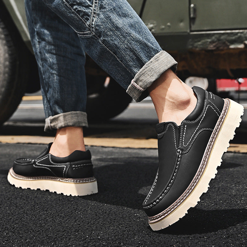 Men's Loafers | Slip-On Casual Thick Sole