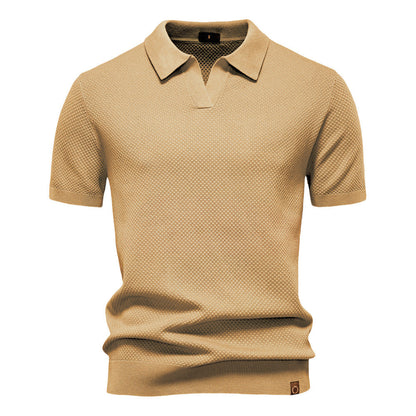 Harvey | Classic Textured Polo Shirt