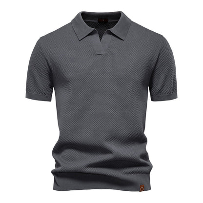Harvey | Classic Textured Polo Shirt