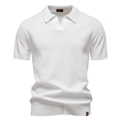Harvey | Classic Textured Polo Shirt
