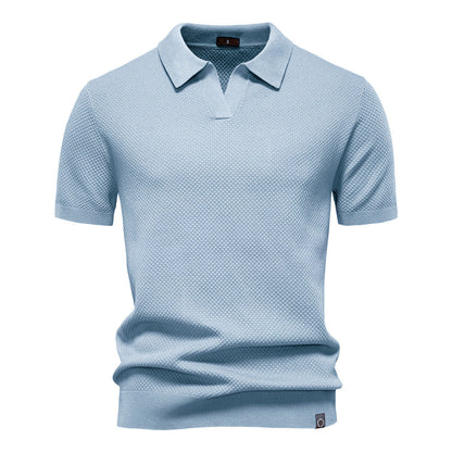 Harvey | Classic Textured Polo Shirt