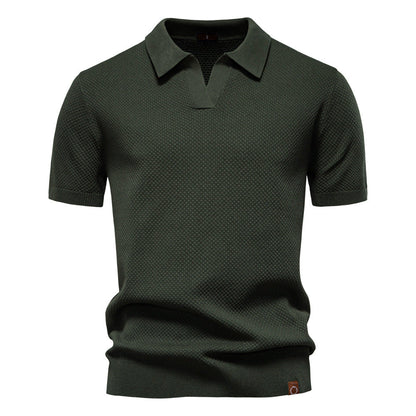 Harvey | Classic Textured Polo Shirt
