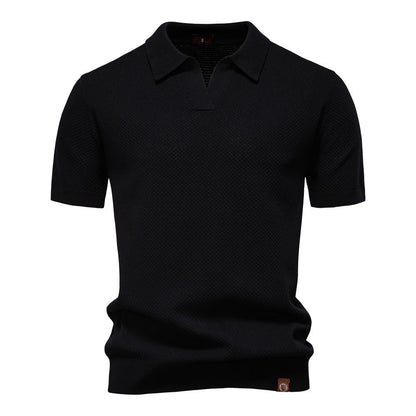 Harvey | Classic Textured Polo Shirt