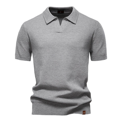 Harvey | Classic Textured Polo Shirt