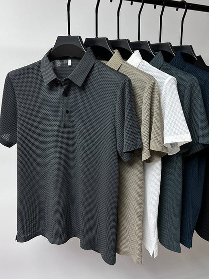 Nicolas | Stylish Button-Up Polo Shirt