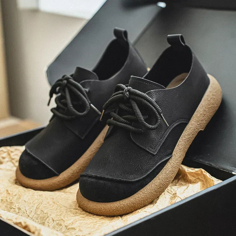 Men's Sneakers | Lace-Up Textured Toe