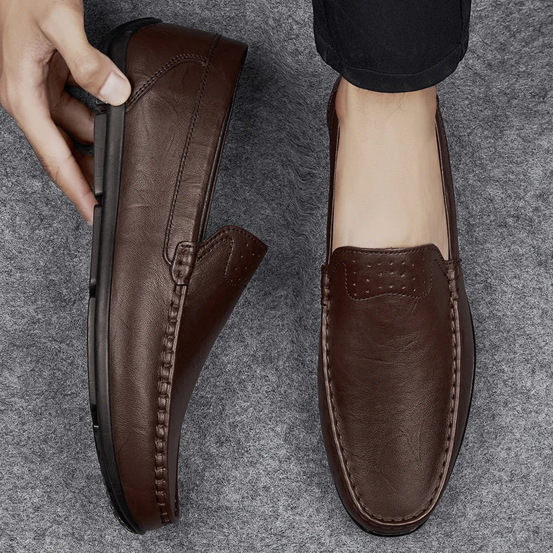 Mexican Classic Leather Loafers
