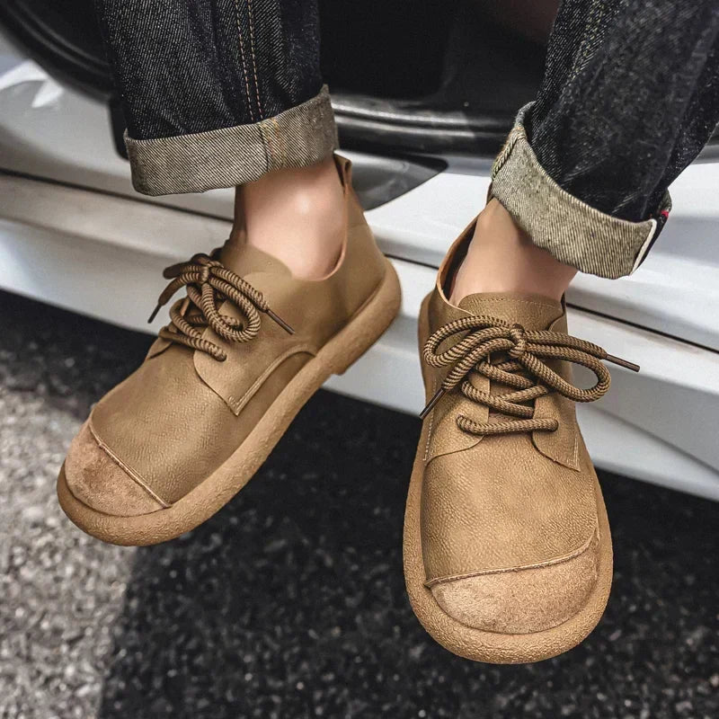 Men's Sneakers | Lace-Up Textured Toe