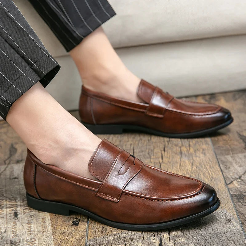 Harrison Classic Leather Loafers