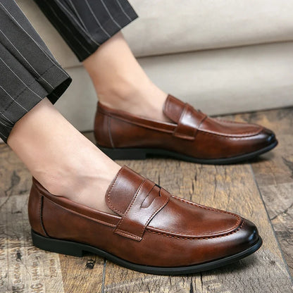 Harrison Classic Leather Loafers