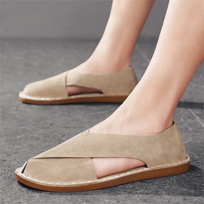 Sonny Handcrafted Leather Slippers