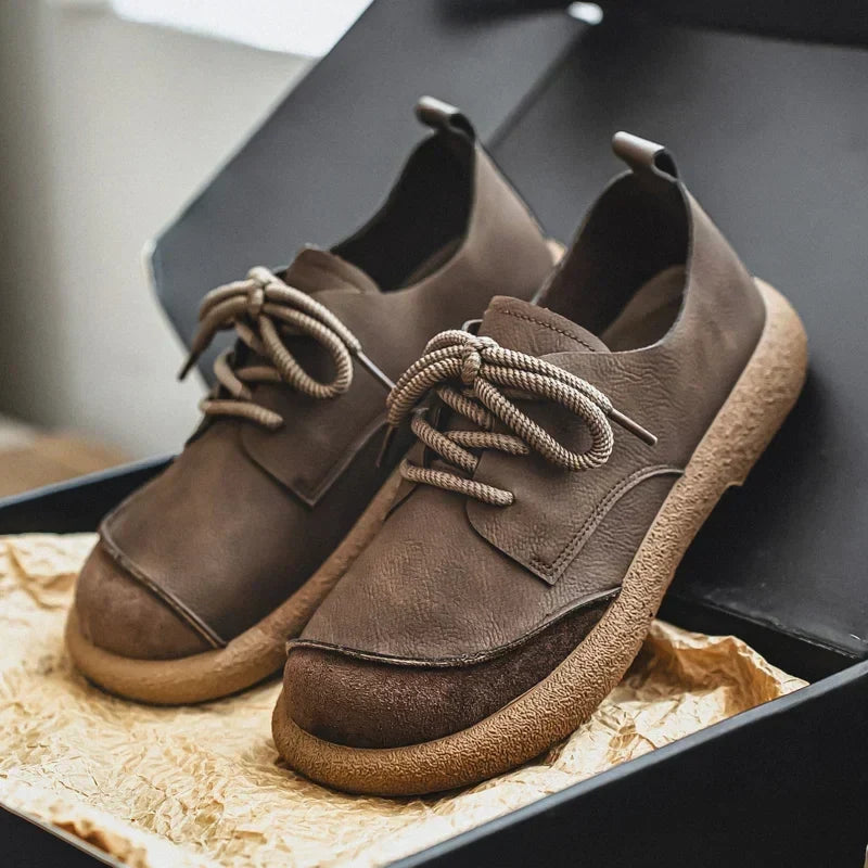 Men's Sneakers | Lace-Up Textured Toe