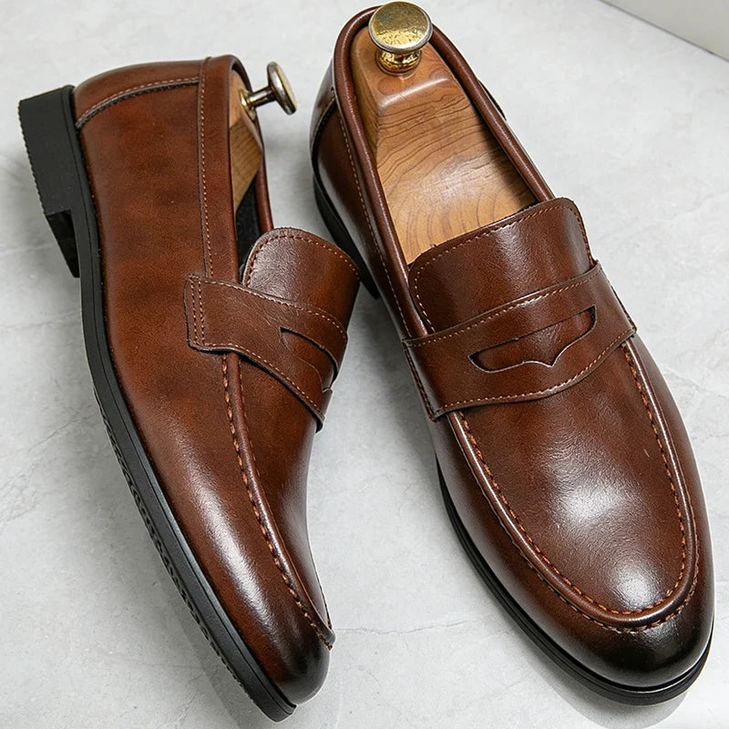 Harrison Classic Leather Loafers