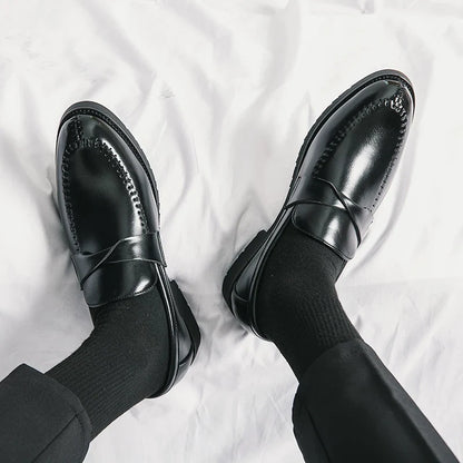Dominic Leather Dress Loafers