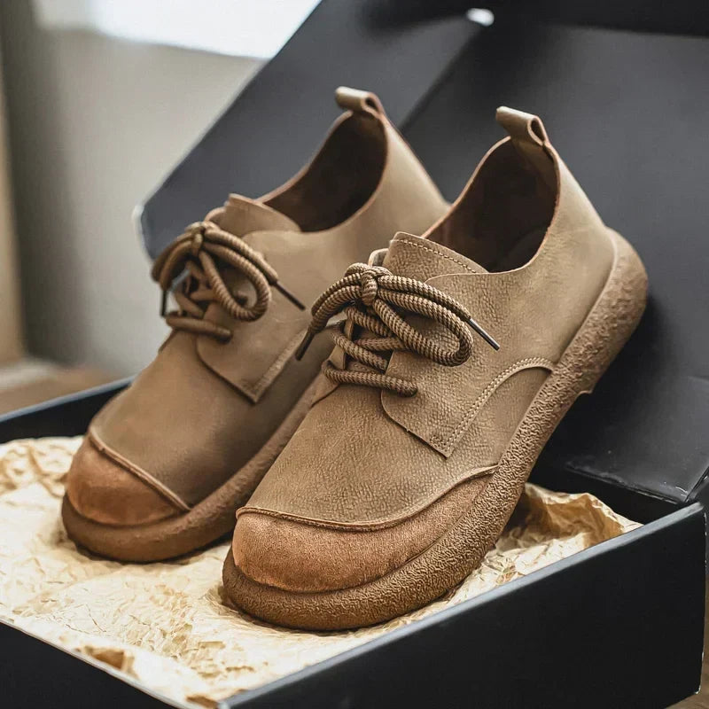 Men's Sneakers | Lace-Up Textured Toe
