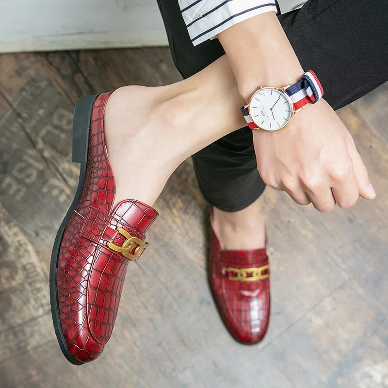 Stanley Leather Mule Loafers