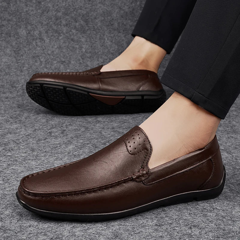 Mexican Classic Leather Loafers