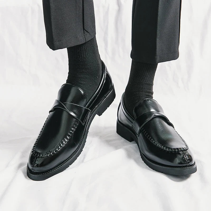 Dominic Leather Dress Loafers