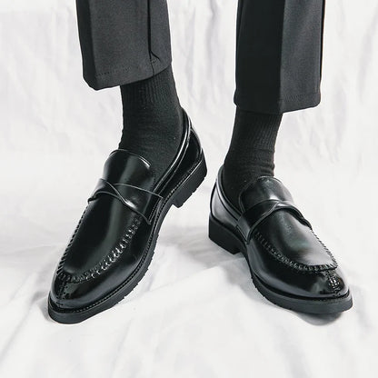 Dominic Leather Dress Loafers