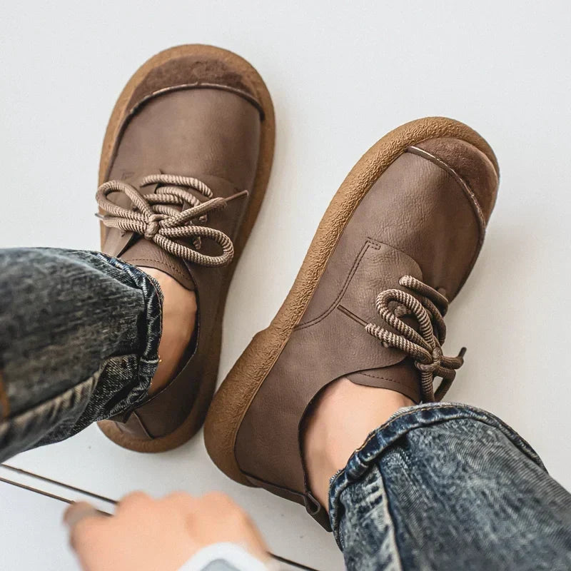 Men's Sneakers | Lace-Up Textured Toe
