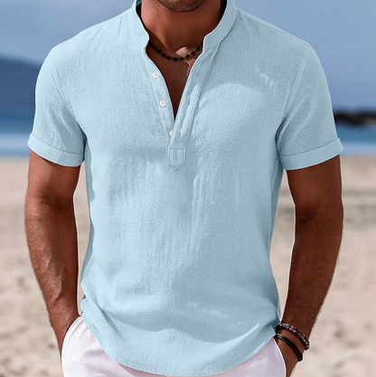 Stellan | Summer Button-Up Short Sleeve Shirt