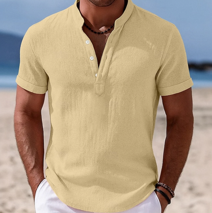 Stellan | Summer Button-Up Short Sleeve Shirt