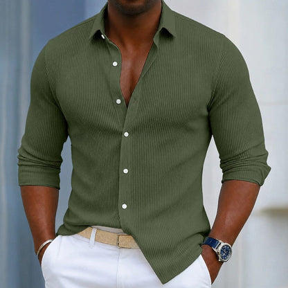 Nathan | Refined Casual Button-Up Shirt