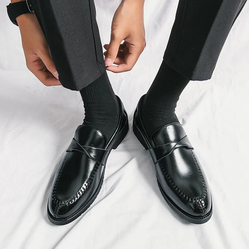 Dominic Leather Dress Loafers