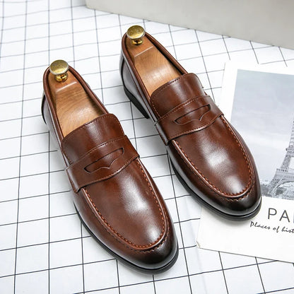Harrison Classic Leather Loafers