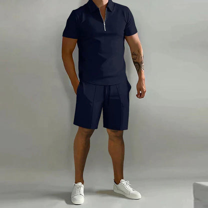 Isaac | Refined Polo and Tailored Shorts Set