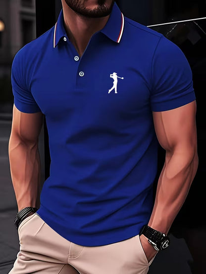 Crosby | Casual Short-Sleeve Golf Printed Shirt